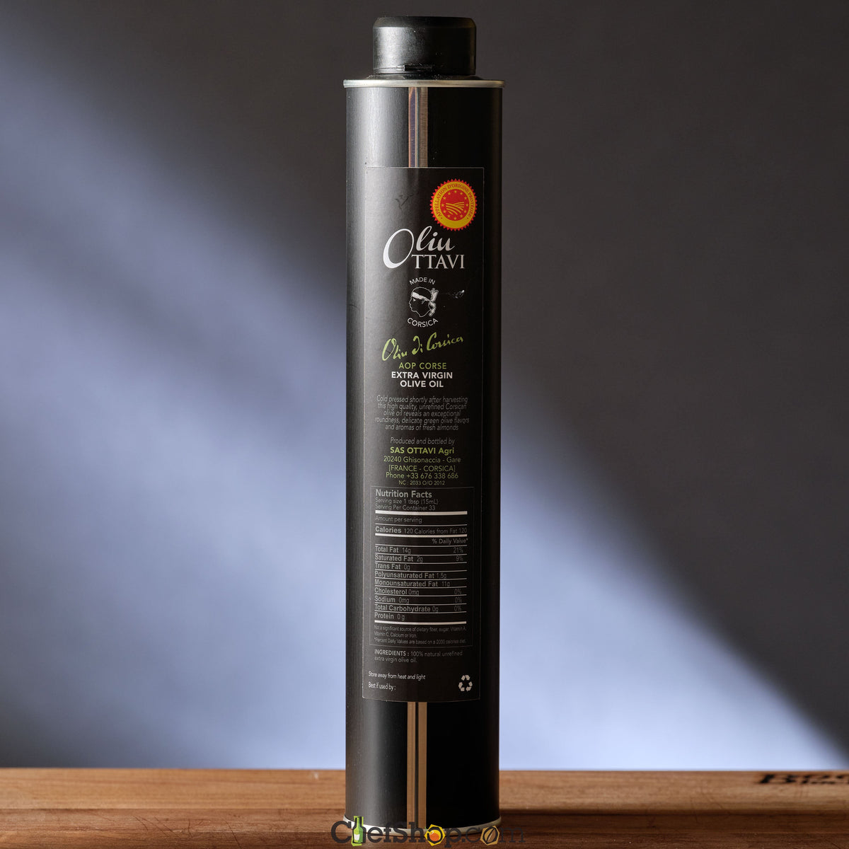 Oliu Ottavi AOP Corsican Olive Oil - 500ml Tin