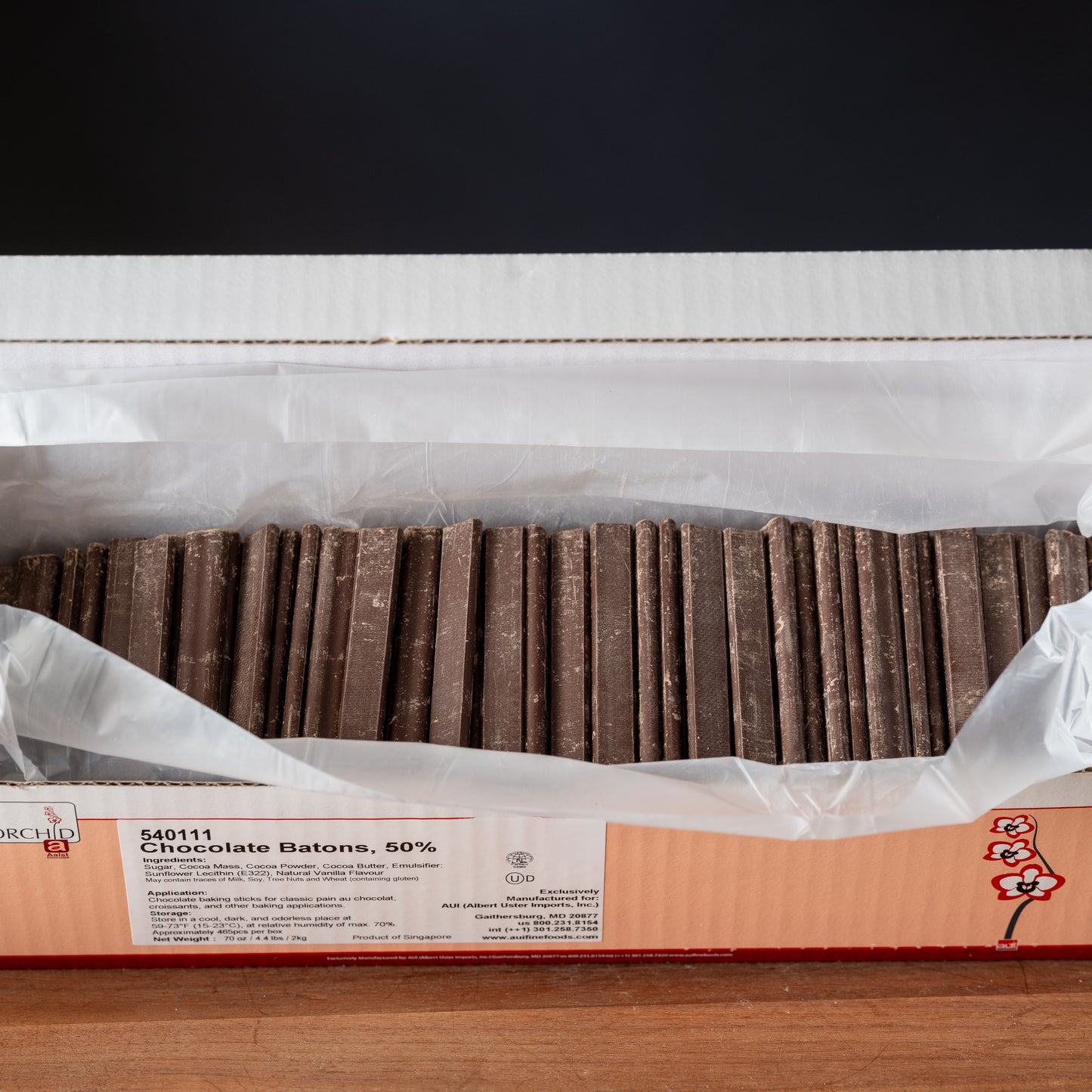 Orchid Chocolate Batons (50%)-Interior