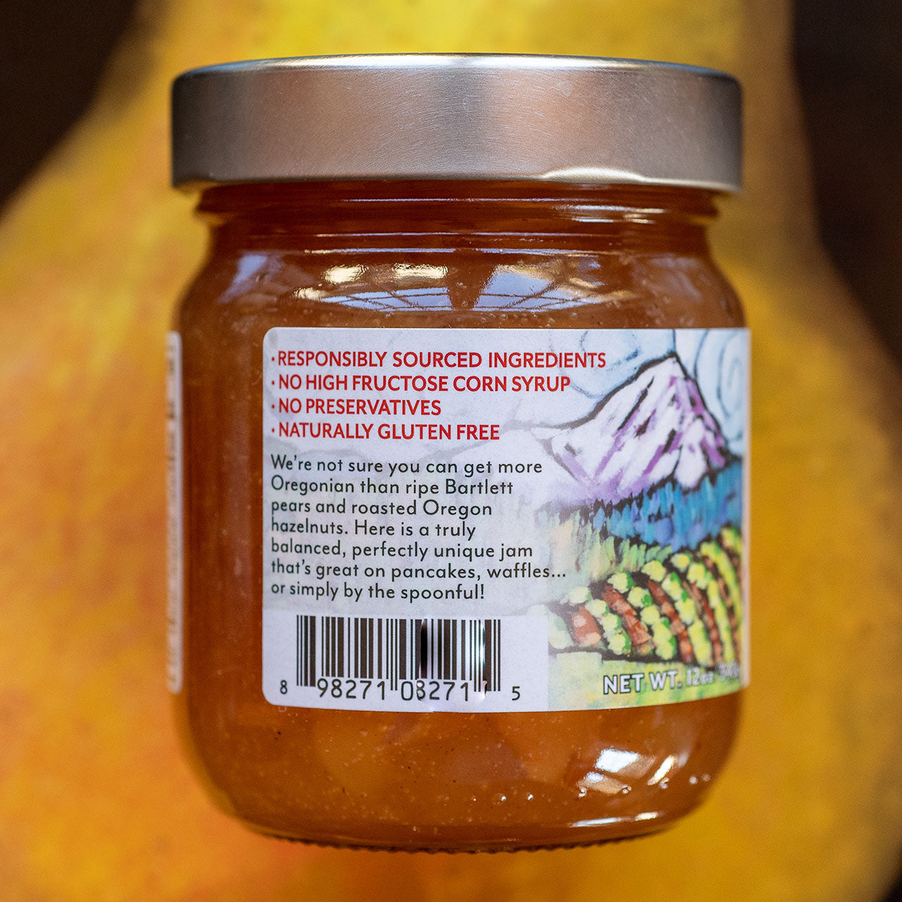 Oregon Growers Pear Hazelnut Jam
