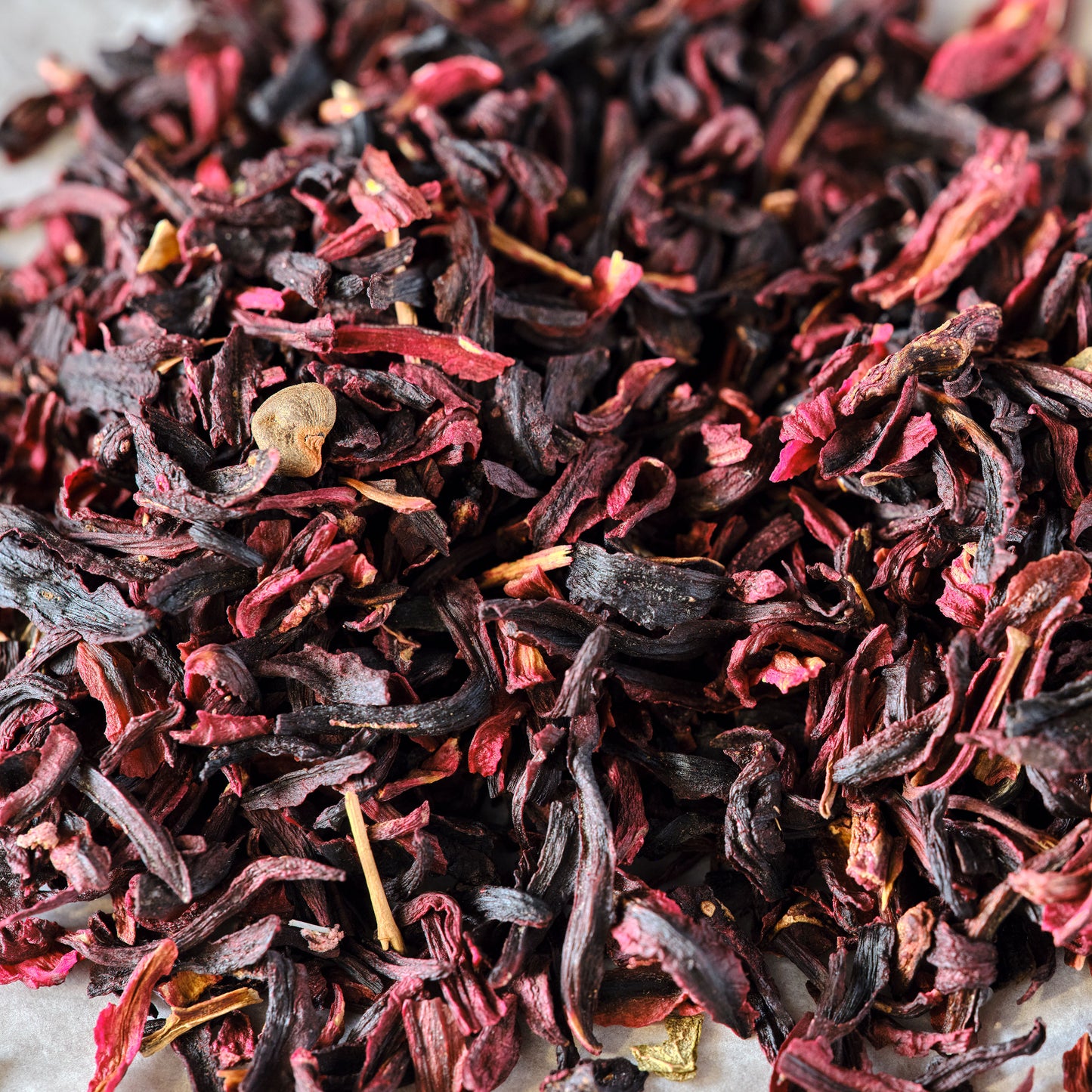 Organic Dried Hibiscus Flowers Detail