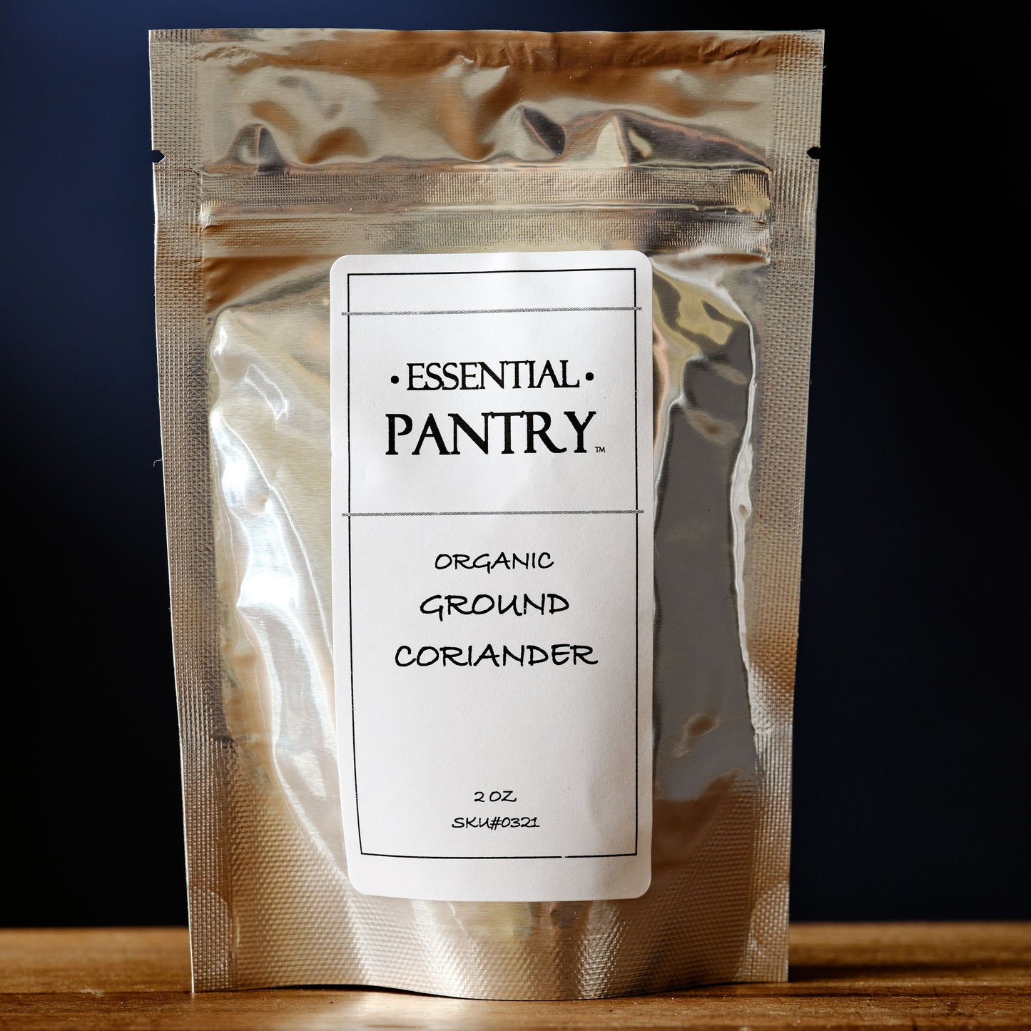 Organic Ground Coriander package