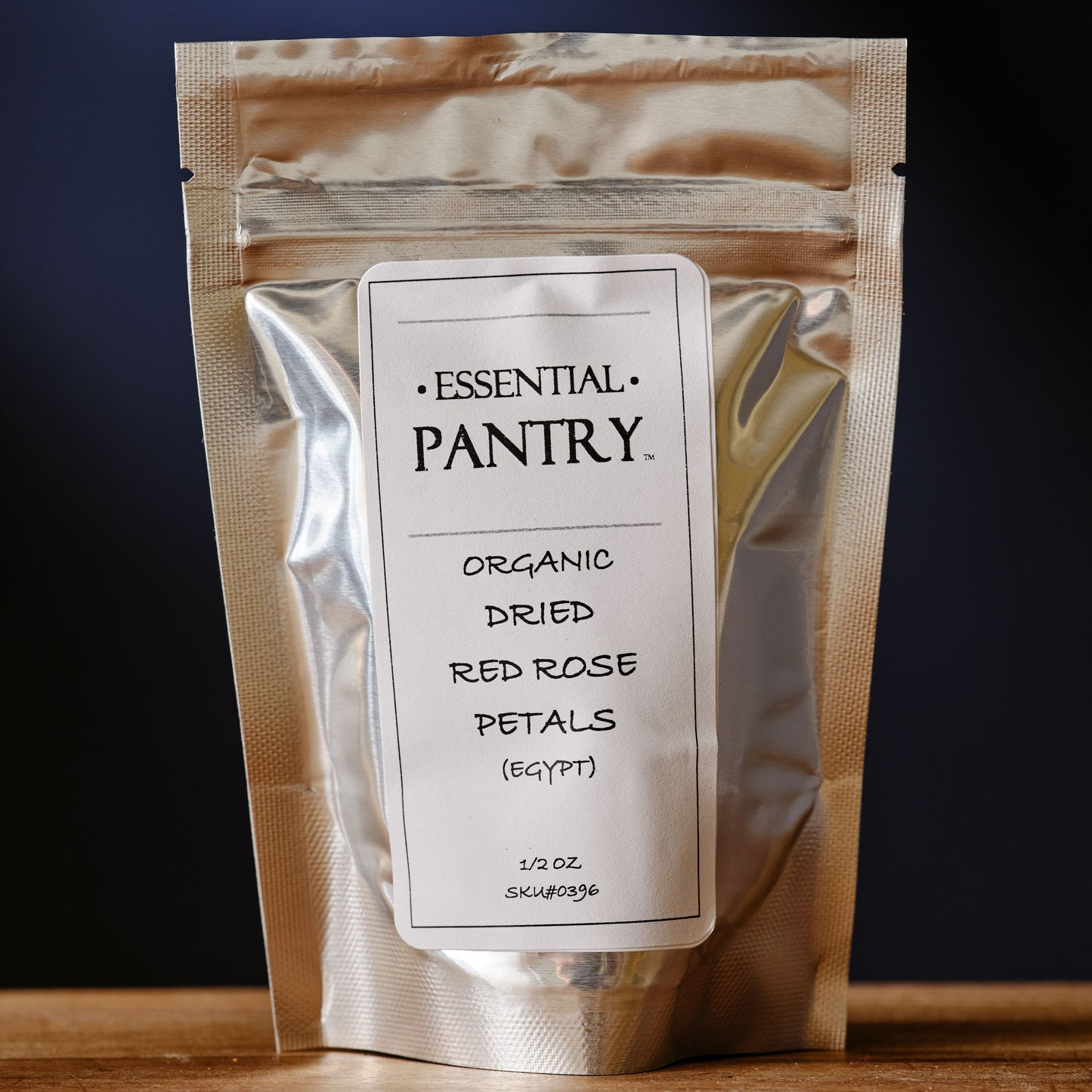 Organic Dried Red Rose Petals package