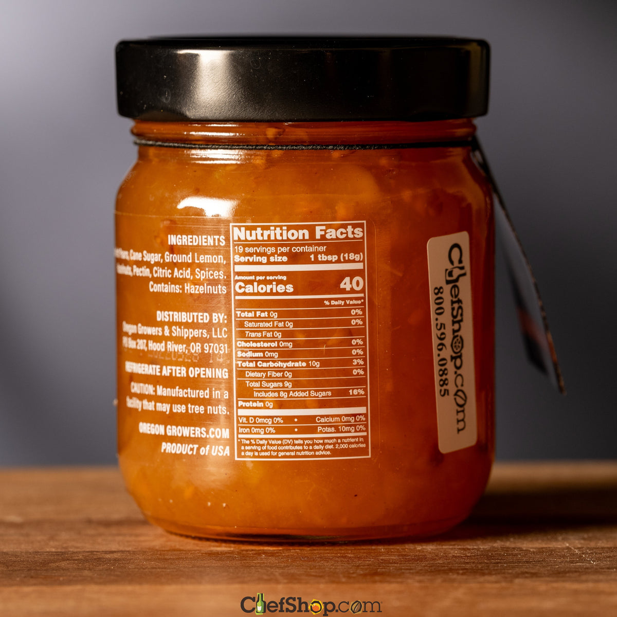 Oregon Growers Pear Hazelnut Fruit Pate
