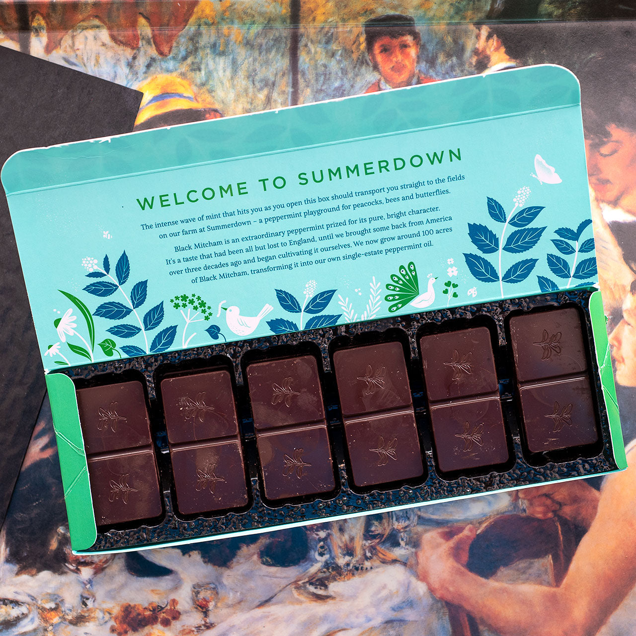 Summerdown Dark Chocolate Peppermint Cream Dominoes