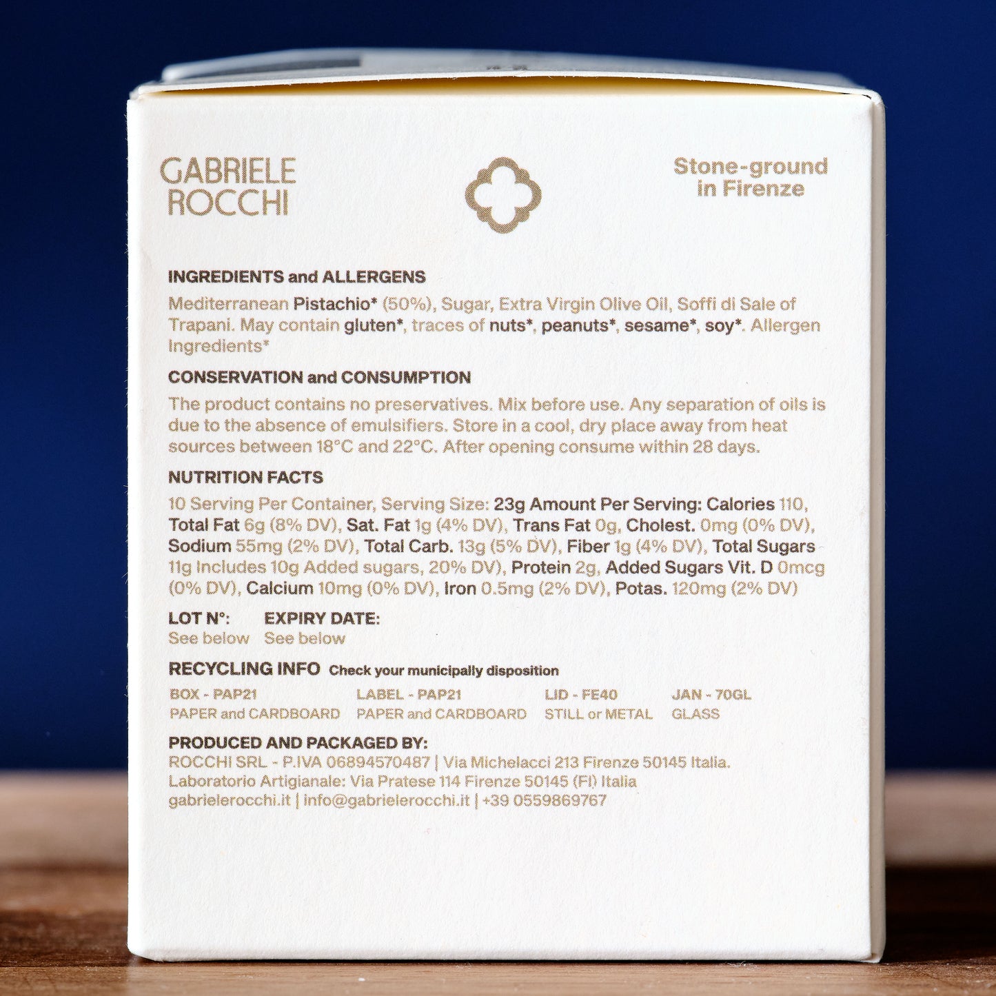 Greek pistachios Stone-Ground Mediterranean Pistachio Spread with Olive Oil