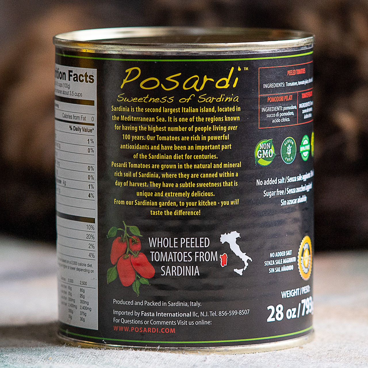 Posardi Sardinian Whole Tomatoes - Canned