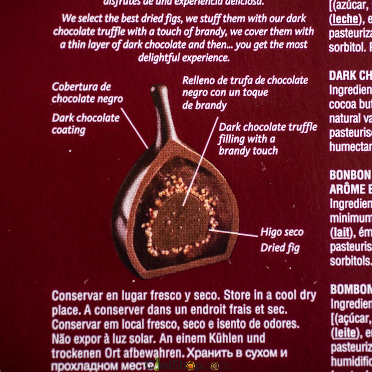 Rabitos Chocolate Stuffed Figs - 8 figs