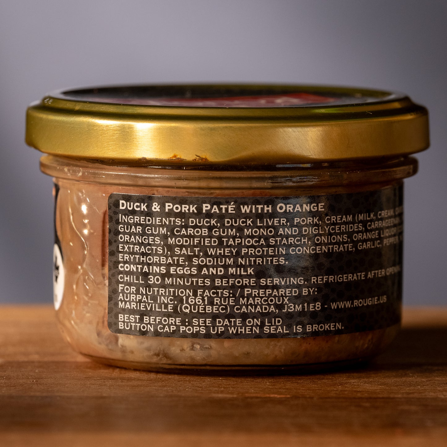 Rougie Duck and Pork Pate with Orange