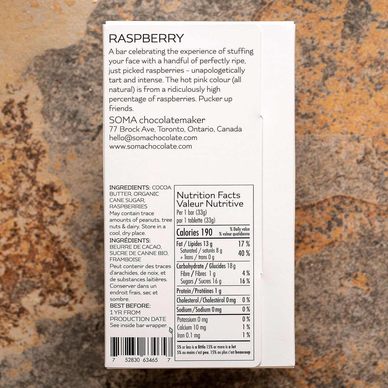 SOMA Raspberry Bar