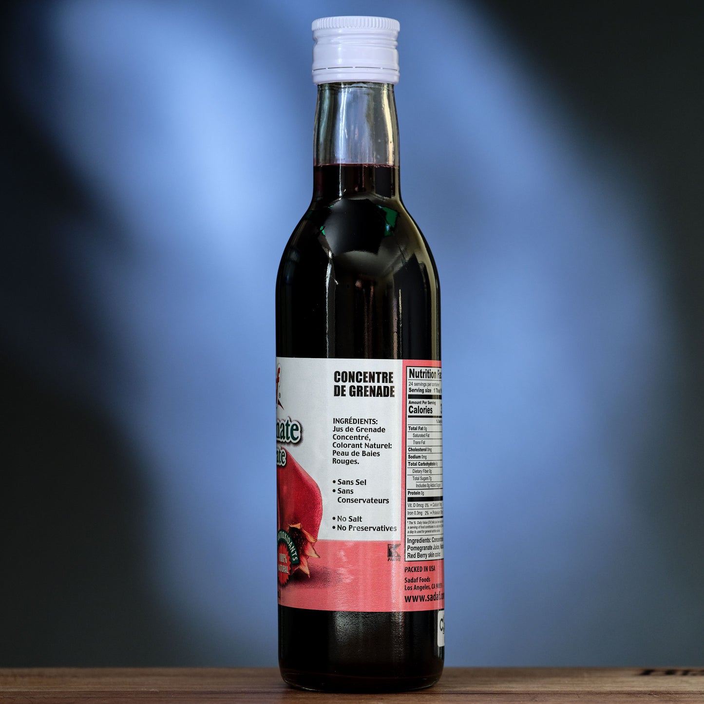Sadaf Pomegranate Concentrate Ingredients