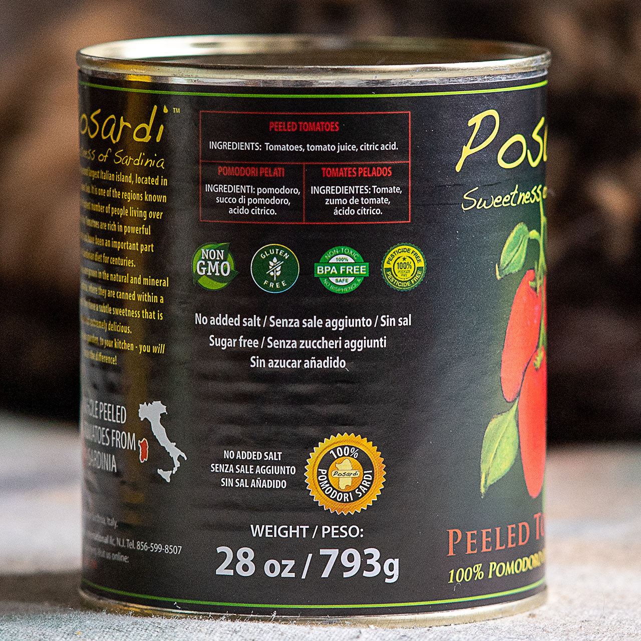 Posardi Sardinian Whole Tomatoes - Canned