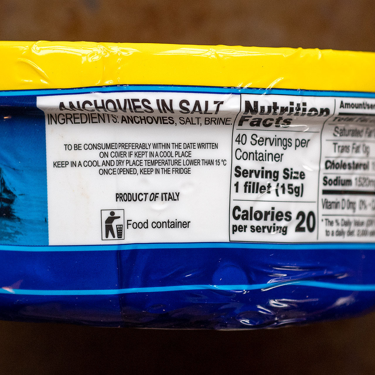 Scalia Anchovies - Salt-packed