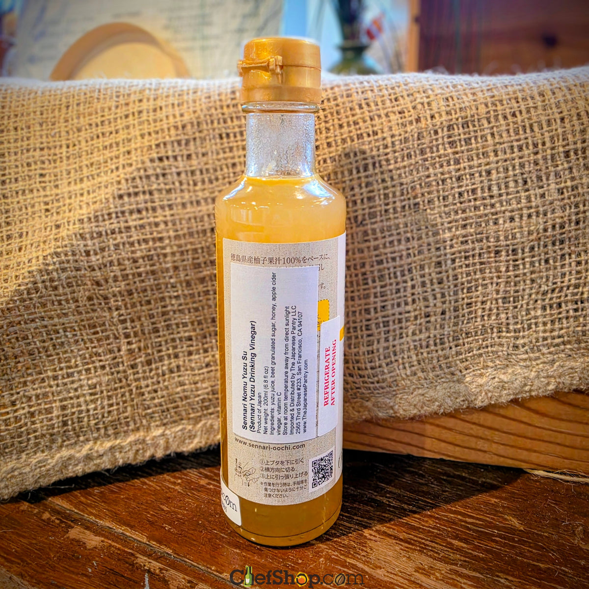 Sennari Yuzu Drinking Vinegar Information