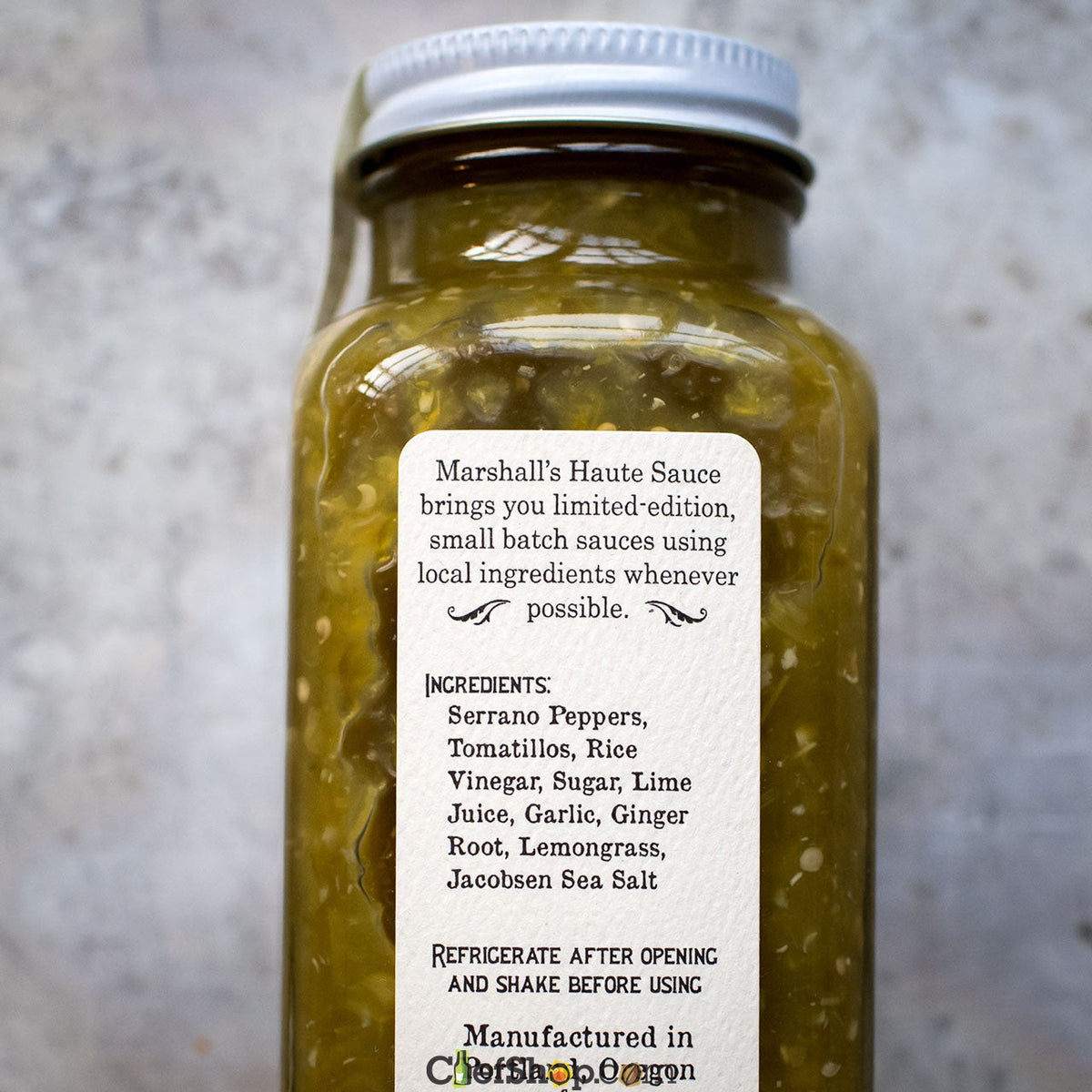 Marshalls Serrano Ginger Lemongrass Haute Sauce