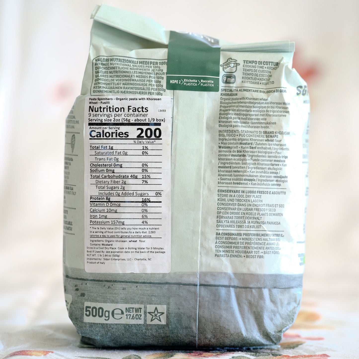 Sgambaro BIO Khorasan Fusilli No 93 organic