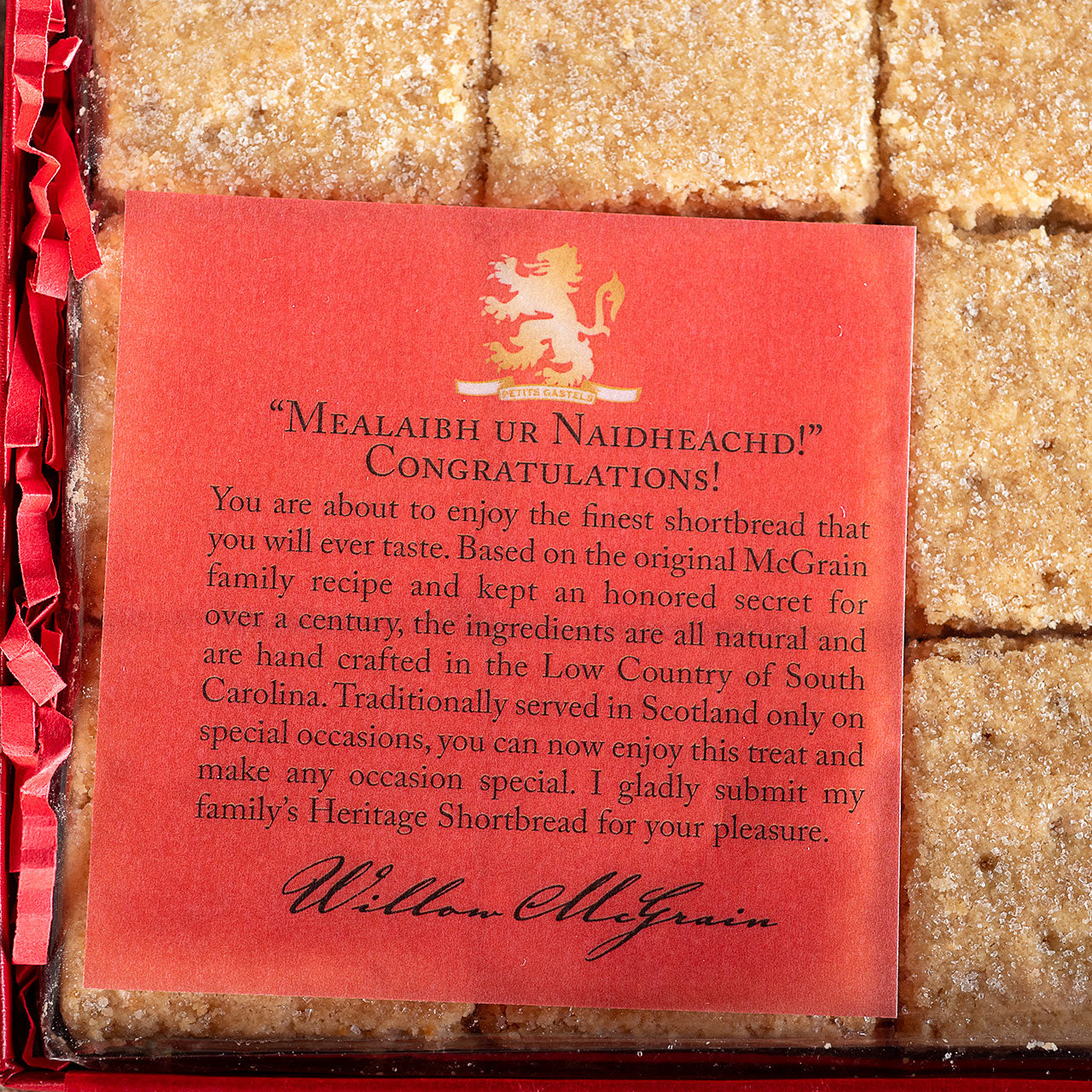 Heritage Shortbread Large Box 30 Pieces