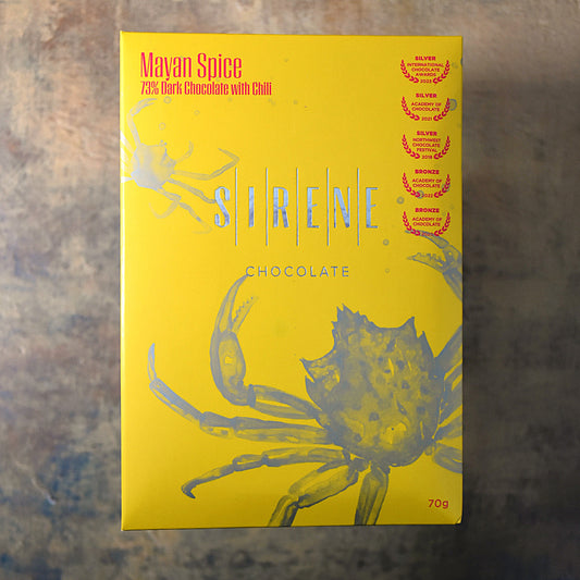 Sirene Mayan Spice 73% Dark Chocolate with Chili