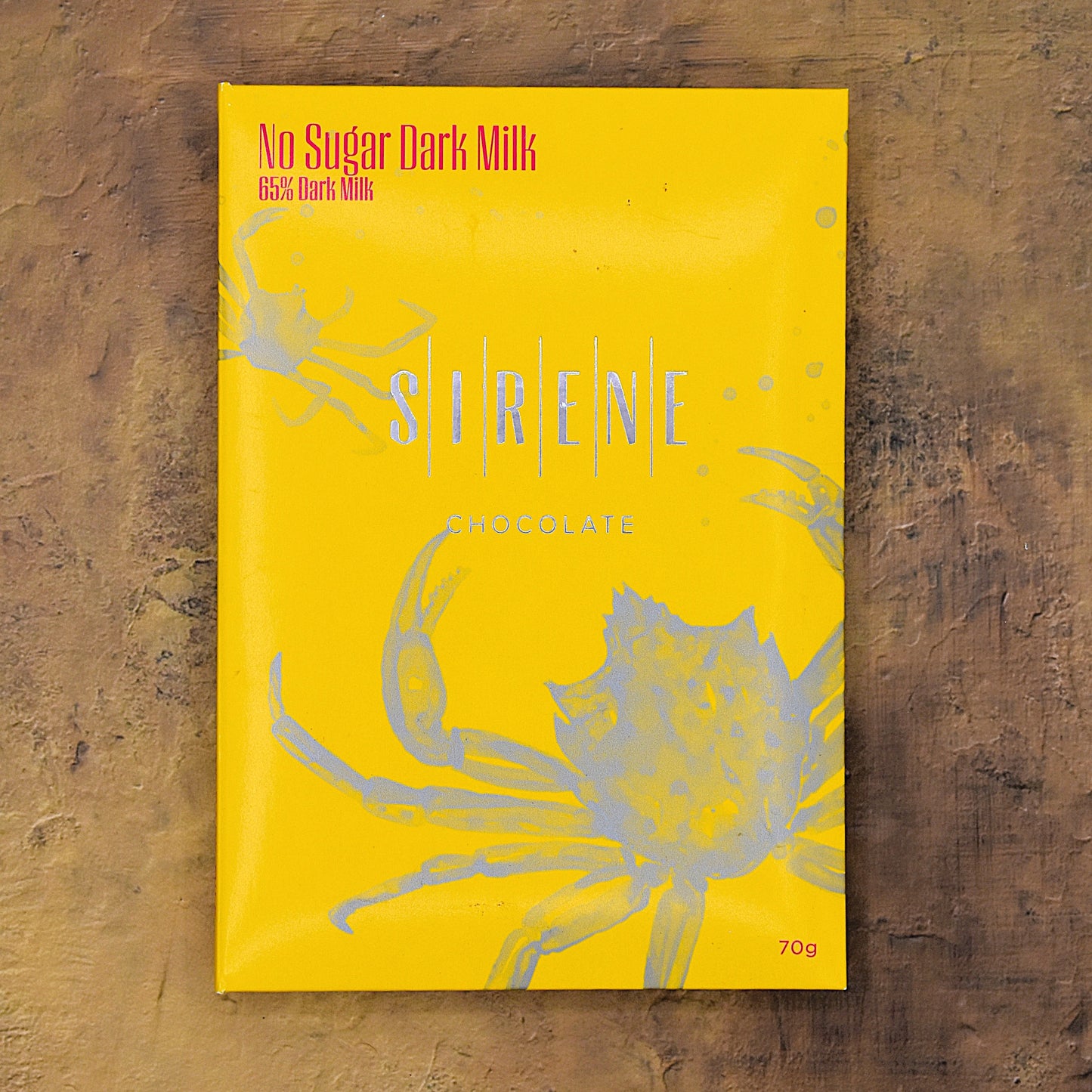 Sirene No Sugar 65% Dark Milk Chocolate Bar