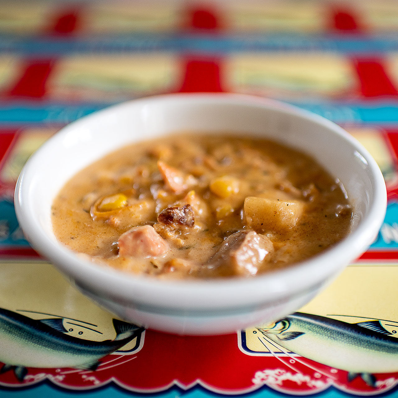Lummi Island Wild Smoked Wild Salmon Chowder