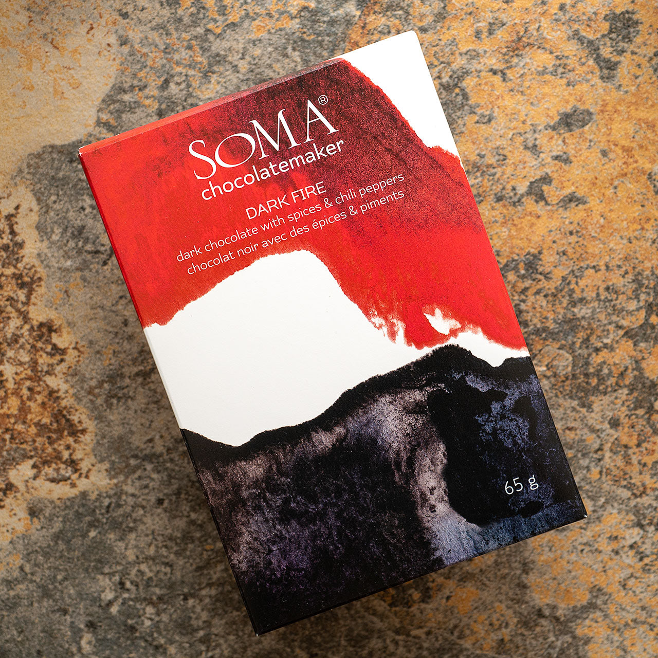 SOMA Dark Fire Dark Chocolate Bar