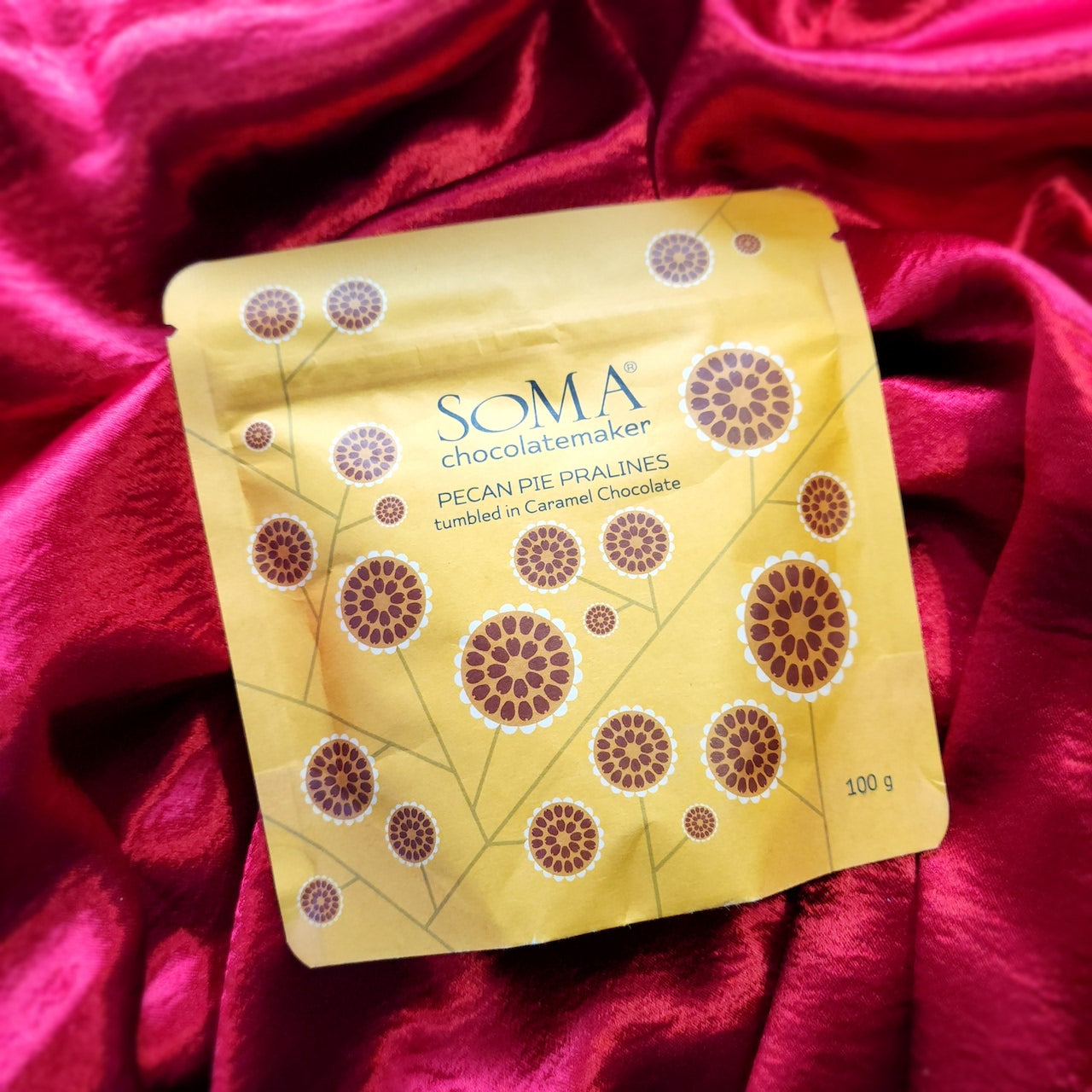 SOMA Toasted Pecan Pie Pralines Tumbled in Caramel Chocolate