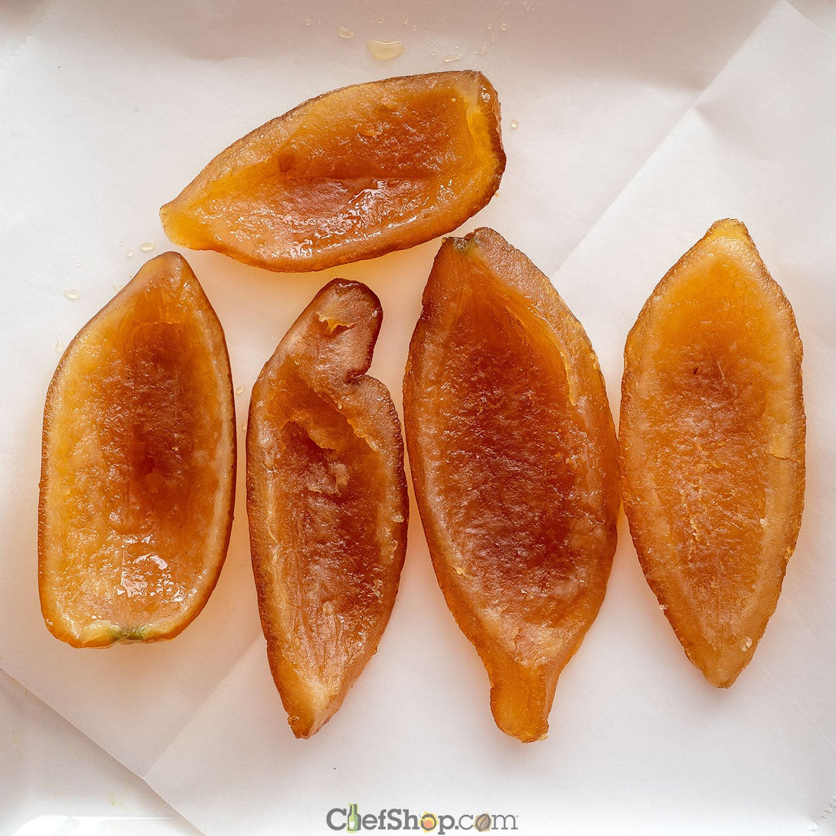 Candied Sorrento Lemon (PGI) Peel - Quarters