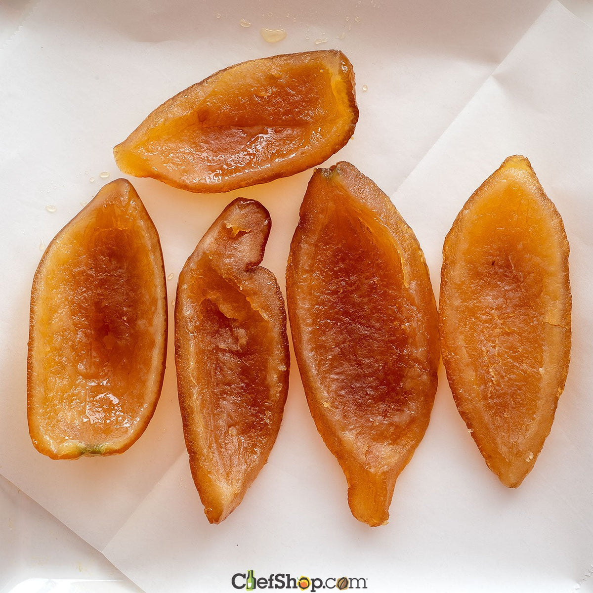 Candied Sorrento Lemon (PGI) Peel - Quarters