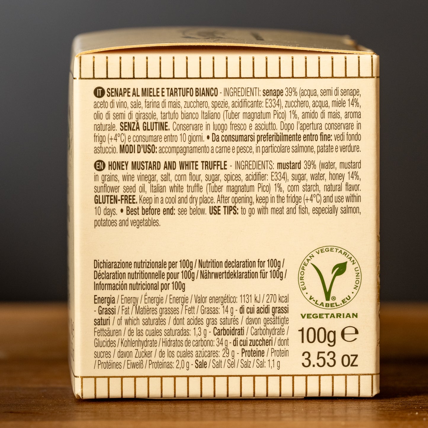 Tartuflanghe Senape al Miele - Honey Mustard with White Truffle