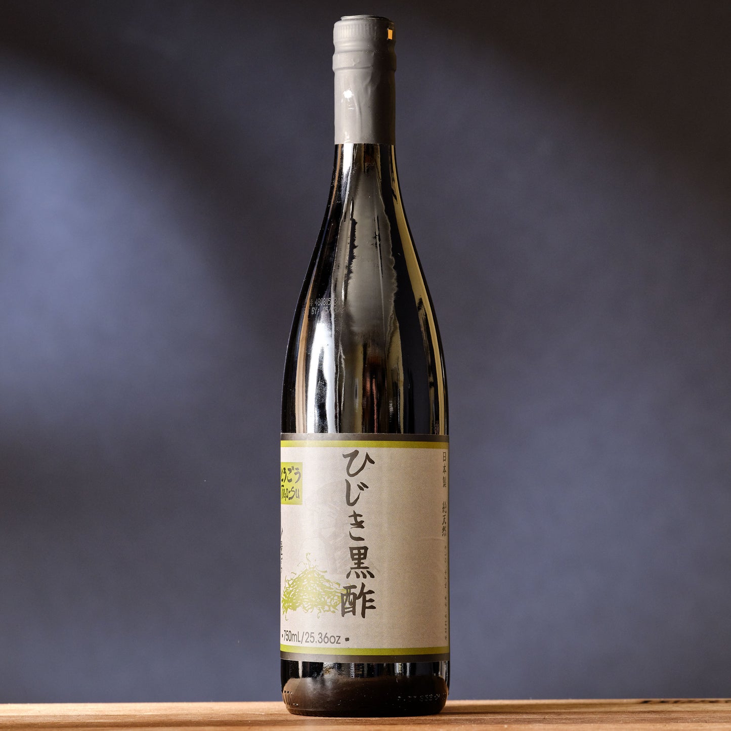 Togo-Su Kurozu Vinegar with Hijiki Seaweed label