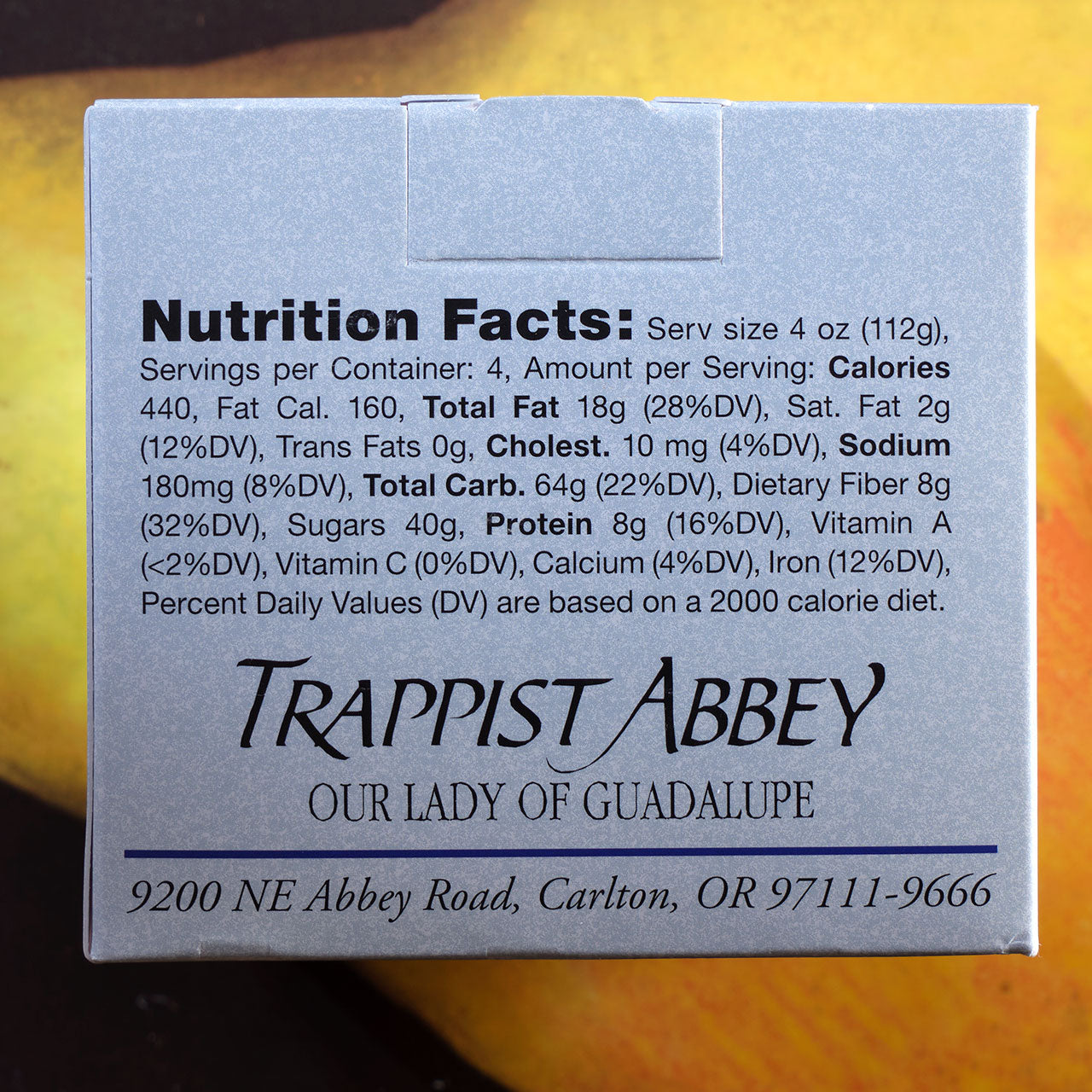 Fruitcake from Trappist Abbey - 1 pound