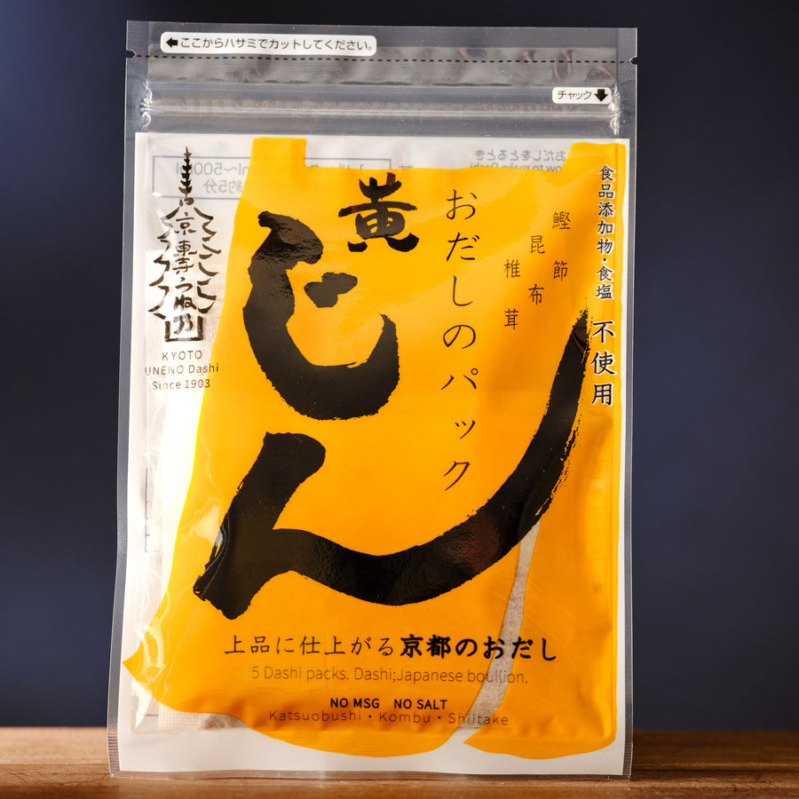 Uneno Odashi Pakku Jin Ki - Yellow Dashi Packs for soup