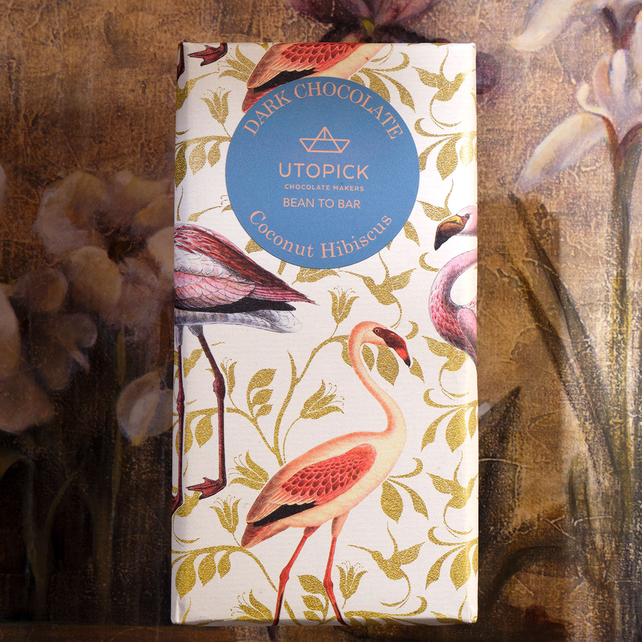 Utopick Coconut Hibiscus 70% Dark Chocolate Bar