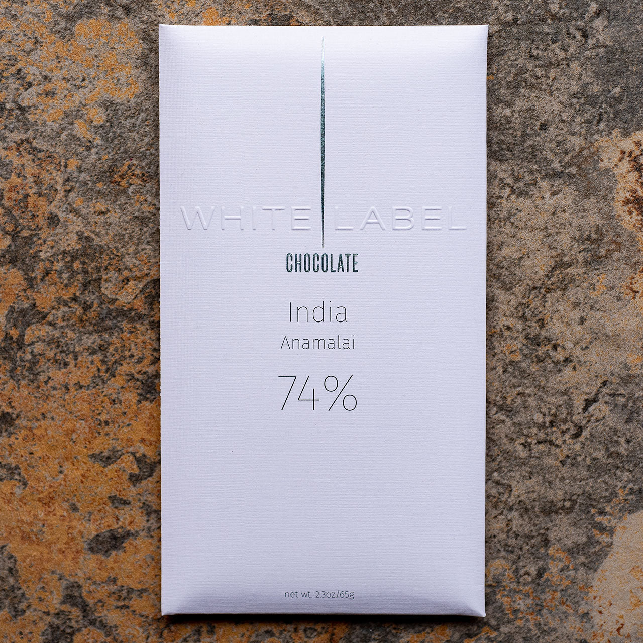 White Label 74-Percent India Anamalai Dark Chocolate Bar