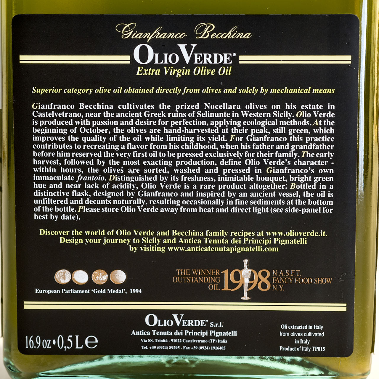 Olio Verde Olio Nuovo