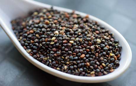 black quinoa whole grain