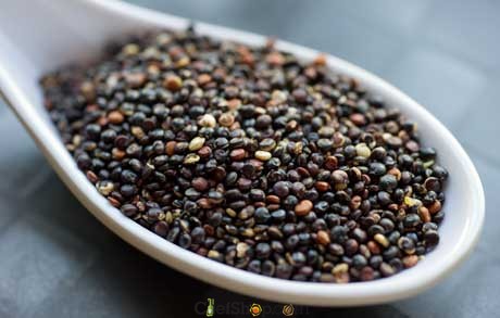 black quinoa whole grain