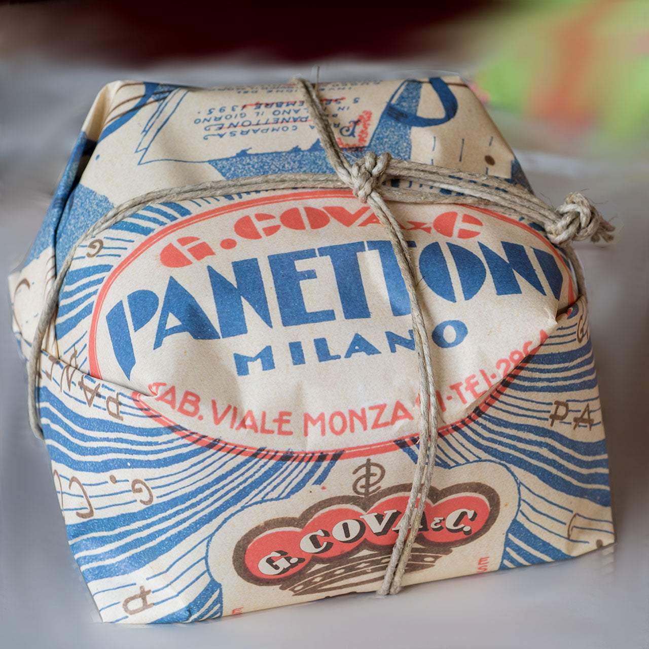 Breramilano Panettone Classico - Traditional Blue Wrap