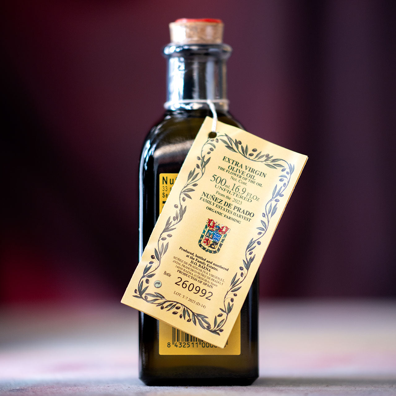 Nunez de Prado Organic Olive Oil Flower of the Oil Single Estate