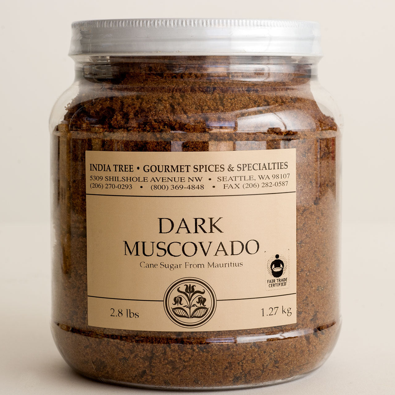India Tree Dark Muscovado Sugar - 2.8-lb Tub