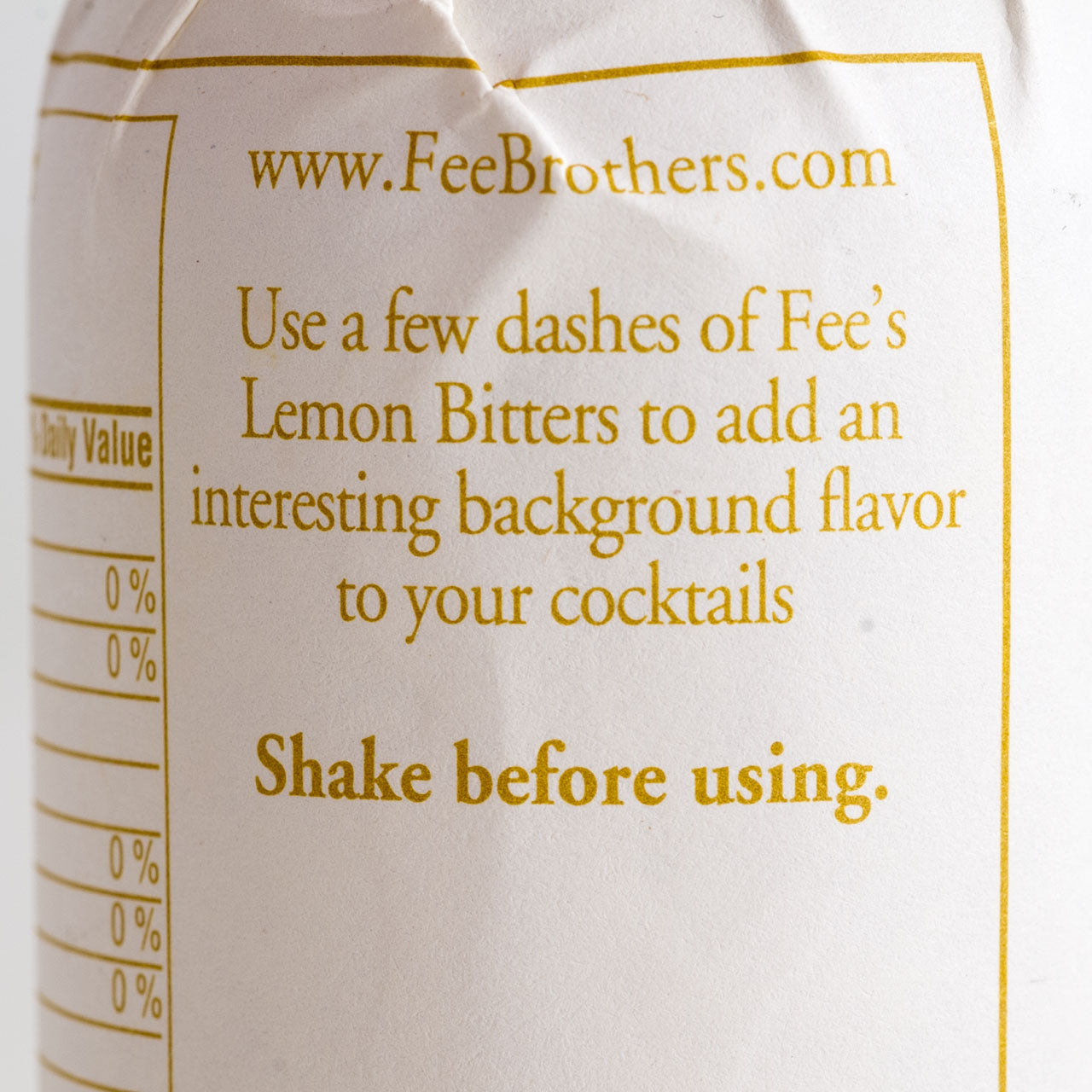 Fee Brothers Lemon Bitters