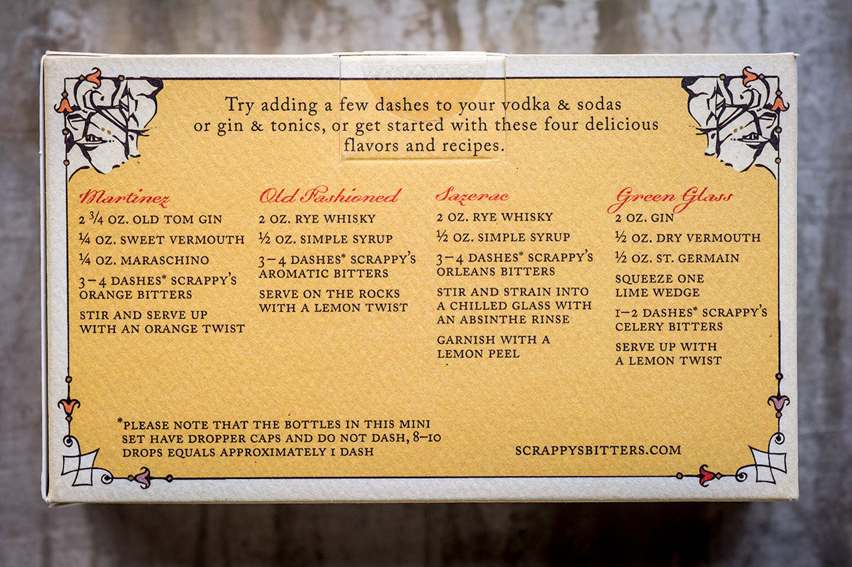 Scrappys Classic Bitters Sampler Set