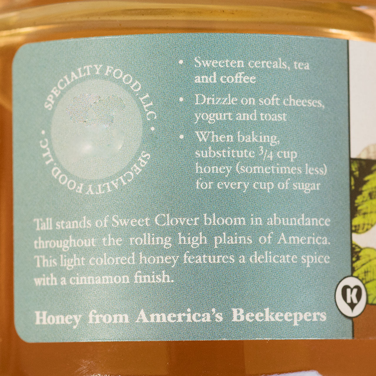 High Plains Sweet Clover Honey
