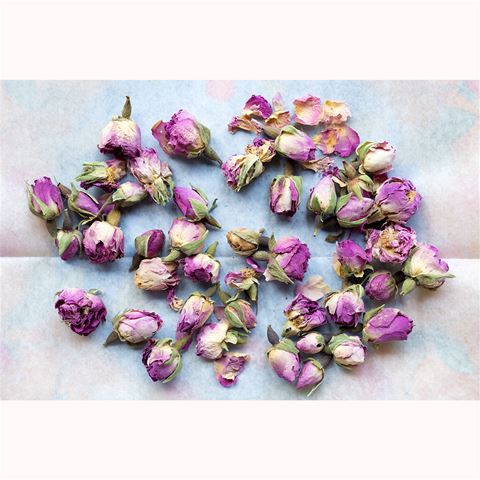 Edible Organic Moroccan Pink Rose Buds from