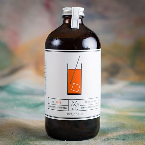 3 X 4 oz Handcrafted Tonic Syrup - 500 ml