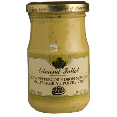 Fallot Dijon Mustard with Green Peppercorns