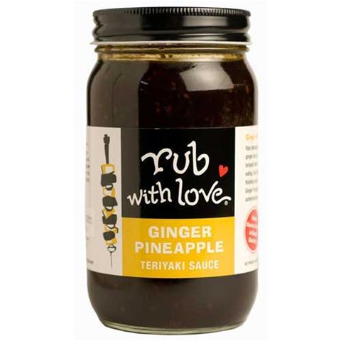 Rub w/Love Ginger, Pineapple Teriyaki Sauce