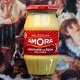 Amora Mustard in a squeeze bottle