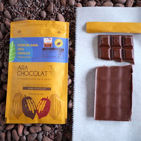Ara Chocolat Porcelana Criollo 70-Percent Venezuela Dark Bar