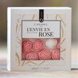 Canasuc Pink Rose-Shaped Sugar Cubes