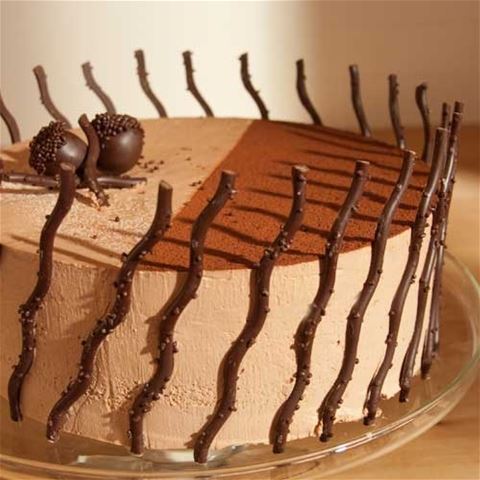 Chocolate Almond Mousse Cake Recipe
